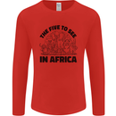 The Five Wild Animas to See in Africa Mens Long Sleeve T-Shirt Red