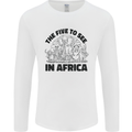 The Five Wild Animas to See in Africa Mens Long Sleeve T-Shirt White