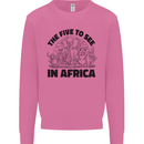 The Five Wild Animas to See in Africa Mens Sweatshirt Jumper Azalea