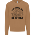 The Five Wild Animas to See in Africa Mens Sweatshirt Jumper Caramel Latte