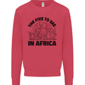 The Five Wild Animas to See in Africa Mens Sweatshirt Jumper Heliconia