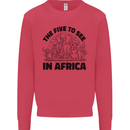 The Five Wild Animas to See in Africa Mens Sweatshirt Jumper Heliconia