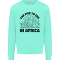 The Five Wild Animas to See in Africa Mens Sweatshirt Jumper Peppermint