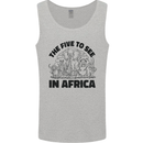 The Five Wild Animas to See in Africa Mens Vest Tank Top Sports Grey