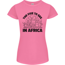 The Five Wild Animas to See in Africa Womens Petite Cut T-Shirt Azalea