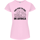 The Five Wild Animas to See in Africa Womens Petite Cut T-Shirt Light Pink