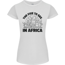 The Five Wild Animas to See in Africa Womens Petite Cut T-Shirt White