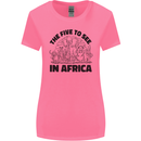 The Five Wild Animas to See in Africa Womens Wider Cut T-Shirt Azalea
