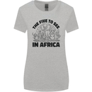 The Five Wild Animas to See in Africa Womens Wider Cut T-Shirt Sports Grey