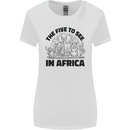 The Five Wild Animas to See in Africa Womens Wider Cut T-Shirt White