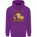 The Five to See in Africa Safari Animals Childrens Kids Hoodie Purple