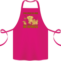 The Five to See in Africa Safari Animals Cotton Apron 100% Organic Pink