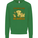The Five to See in Africa Safari Animals Kids Sweatshirt Jumper Irish Green