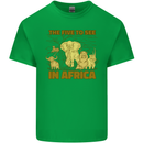 The Five to See in Africa Safari Animals Mens Cotton T-Shirt Tee Top Irish Green