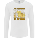 The Five to See in Africa Safari Animals Mens Long Sleeve T-Shirt White