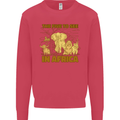 The Five to See in Africa Safari Animals Mens Sweatshirt Jumper Heliconia