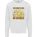 The Five to See in Africa Safari Animals Mens Sweatshirt Jumper White