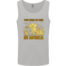 The Five to See in Africa Safari Animals Mens Vest Tank Top Sports Grey