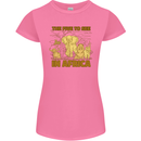 The Five to See in Africa Safari Animals Womens Petite Cut T-Shirt Azalea