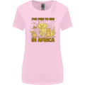The Five to See in Africa Safari Animals Womens Wider Cut T-Shirt Light Pink