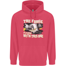 The Forge is Strong With This One Blacksmith Childrens Kids Hoodie Heliconia