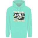 The Forge is Strong With This One Blacksmith Childrens Kids Hoodie Peppermint