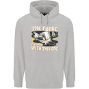 The Forge is Strong With This One Blacksmith Childrens Kids Hoodie Sports Grey