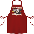 The Forge is Strong With This One Blacksmith Cotton Apron 100% Organic Maroon