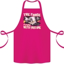 The Forge is Strong With This One Blacksmith Cotton Apron 100% Organic Pink
