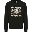 The Forge is Strong With This One Blacksmith Kids Sweatshirt Jumper Black