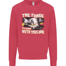 The Forge is Strong With This One Blacksmith Kids Sweatshirt Jumper Heliconia