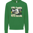 The Forge is Strong With This One Blacksmith Kids Sweatshirt Jumper Irish Green