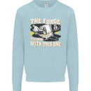 The Forge is Strong With This One Blacksmith Kids Sweatshirt Jumper Light Blue
