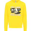 The Forge is Strong With This One Blacksmith Kids Sweatshirt Jumper Yellow