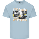 The Forge is Strong With This One Blacksmith Kids T-Shirt Childrens Light Blue