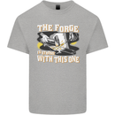 The Forge is Strong With This One Blacksmith Kids T-Shirt Childrens Sports Grey
