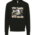 The Forge is Strong With This One Blacksmith Mens Sweatshirt Jumper Black