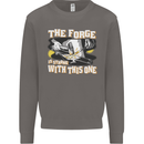 The Forge is Strong With This One Blacksmith Mens Sweatshirt Jumper Charcoal