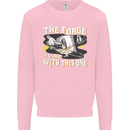 The Forge is Strong With This One Blacksmith Mens Sweatshirt Jumper Light Pink