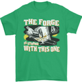 The Forge is Strong With This One Blacksmith Mens T-Shirt 100% Cotton Irish Green