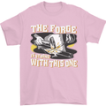The Forge is Strong With This One Blacksmith Mens T-Shirt 100% Cotton Light Pink