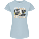 The Forge is Strong With This One Blacksmith Womens Petite Cut T-Shirt Light Blue