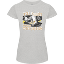 The Forge is Strong With This One Blacksmith Womens Petite Cut T-Shirt Sports Grey