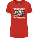 The Forge is Strong With This One Blacksmith Womens Wider Cut T-Shirt Red