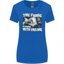 The Forge is Strong With This One Blacksmith Womens Wider Cut T-Shirt Royal Blue