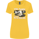 The Forge is Strong With This One Blacksmith Womens Wider Cut T-Shirt Yellow