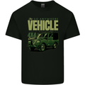 The Go Anywhere Vehicle 4X4 Off Roading Mens Cotton T-Shirt Tee Top Black