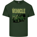 The Go Anywhere Vehicle 4X4 Off Roading Mens Cotton T-Shirt Tee Top Forest Green