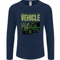 The Go Anywhere Vehicle 4X4 Off Roading Mens Long Sleeve T-Shirt Navy Blue