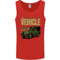 The Go Anywhere Vehicle 4X4 Off Roading Mens Vest Tank Top Red